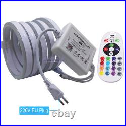 110V 220V LED RGB Neon light Strip Wireless Tuya WiFi App control IP67 LED strip