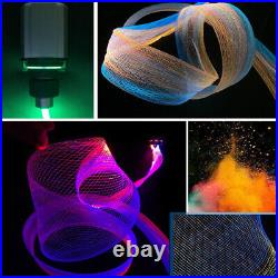 12V RGB Colorful Fiber Optic Led Curtain Decorative DIY Ceiling Net Tree Lights