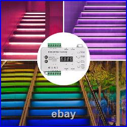 16 Steps RGB Stair LED Controller Set SMD5050 RGB Light Strip & Daylight Sensor