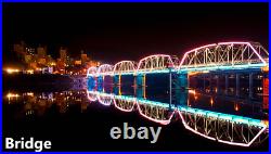 1-100m Flexible RGB Neon LED Strip 5050 Rope Tube Light Waterproof+Controller