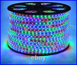 1-50M RGB LED Strip 220V 240V 5050 60LED/M Waterproof Tape Lights Rope UK Plug