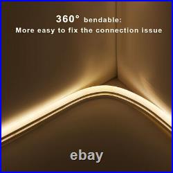 1-50M RGB LED Strip Neon Flex Rope Light Waterproof Flexible Indoor Outdoor 220V