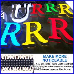 20-1000PCS RGB 5050 3 LED Module Light Injection Storefront Sign Lamp Waterproof