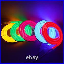 220V 230V LED Neon Flex RGB Rope Strip Light Waterproof Indoor Outdoor Lighting