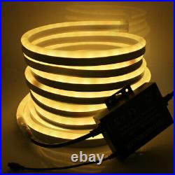 220V 5050 RGB WIFI Neon LED Strip Lights Flex Waterproof Strip Rope Tube Lights