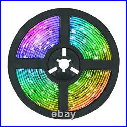 25m 24V RGB Flex LED Strip Rope Light Tape IR Remote Control Interior Decor 5050