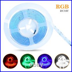 2-20m COB LED Strip RGB/CWithWWithNW Light High Density Tape Rope Cabinet Lighting