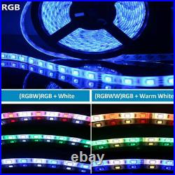 5050 2835 DC12V RGB RGBW LED strip with WiFi /RF/IR LED controller 5M 15M 40M