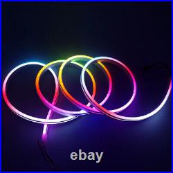 5V 12V Premium Neon Magic Full Color RGB W Flex LED Strip Outdoor Lighting 1-5M