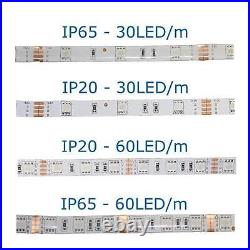 5-25m RGB LED Strip Ribbon Bar 12V + Controller + Power supply unit Driver