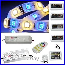 5-35m RGBW RGB+W LED Strip Ribbon Bar + MiLight MiBoxer 4-Zone WiFi + Power supp