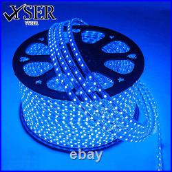 BLUE LED Strip 220V- 240V Waterproof 5050 SMD Lights Rope+ Free AC Adopter