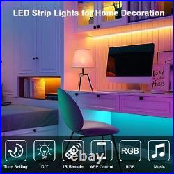 BRIMETI Led Neon Rope Lights, Neon Strip Light 20M Flexible Cuttable Control