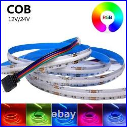 COB RGB LED Strip Light 576LED/M High Density Flexible LED Tape Light Cabinet UK