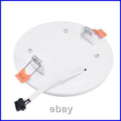 Dual Color LED Panel Recessed Ceiling Down Light Spotlights Round Cool White RGB