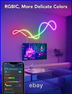 Govee Neon LED Lights 5M, RGBIC LED Strip Wall Light DIY with WiFi App Control