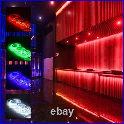 High Density Flexible RGB COB LED Strip Lights Tape Rope Cabinet Kitchen Light