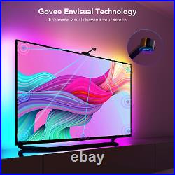 Immersion WiFi LED TV Backlights With Camera, Smart RGBIC Ambient Light 55-65in