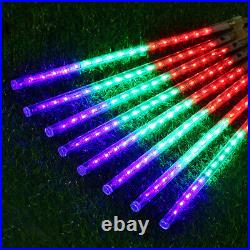 LED Meteor Shower Rain Lights 30/50CM Fairy String Light Xmas Tree Decor Outdoor
