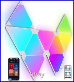 LED Panel Wall, Smart Triangle Wall Light, Remote Controlled RGB Gaming Light