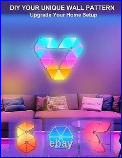 LED Panel Wall, Smart Triangle Wall Light, Remote Controlled RGB Gaming Light