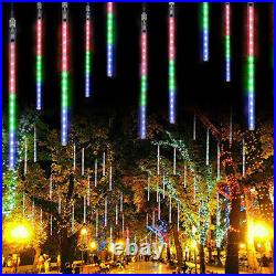 LED String Fairy Meteor Shower Lights Mains Outdoor Garden Christmas Tree Decor