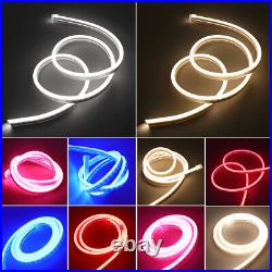 LED Strip 220V 1-100M Neon Flex Rope Lights Waterproof Flexible Outdoor Lighting