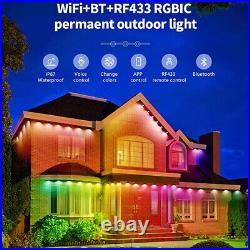 Permanent Outdoor Lights Smart RGB Outdoor Lights with 75 Scene Modes 60/120 Ft