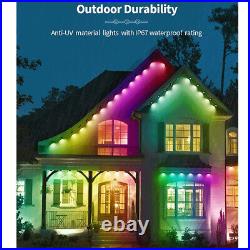 Permanent Outdoor Lights Smart RGB Outdoor Lights with 75 Scene Modes 60/120 Ft