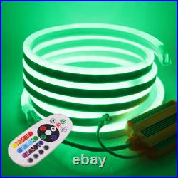RGB LED Neon Flex Rope Strip Light IP67 Waterproof 220V 240V Outdoor Lighting UK
