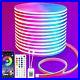 Segrass 15M LED neon Lights Strip 24v RGB LED neon Rope with Remote/APP Control