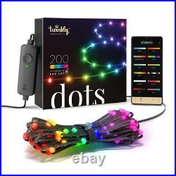 Twinkly DOTS Gen II (2) Smart Mobile App Controlled RGB Christmas String Lights