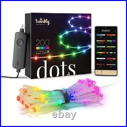 Twinkly DOTS Gen II (2) Smart Mobile App Controlled RGB Christmas String Lights