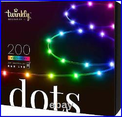 Twinkly Dots App-Controlled LED Light String with 200 RGB LED (Clear) (Open Box)