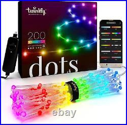 Twinkly Dots App-Controlled LED Light String with 200 RGB LED (Clear) (Open Box)
