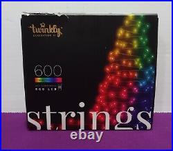 Twinkly Strings Gen 2 App Controlled 600 LED Smart Christmas 2x24m String Lights