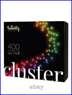 Twinkly app-Controlled Cluster Lights 400 RGB (TWC400STP-BUK) New
