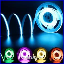 WiFi RGB COB LED Strip Light 5M 12V Colorful Light Strips 810LEDs/m Room Decor